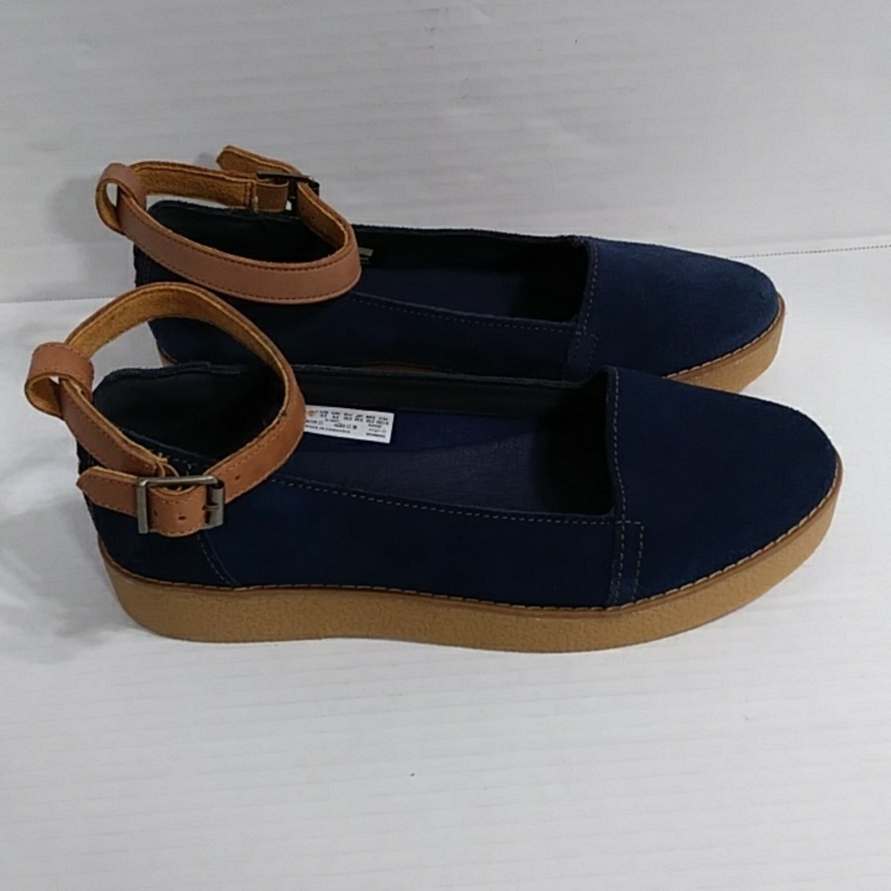Timberland Paxton Hill Blue Suede Ankle Strap Sandals Size 8.5 *EUC* - Picture 3 of 11